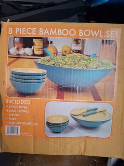 Bamboo Bowl Set