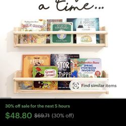 ‘Once upon a time’ Wood Letter Sign 