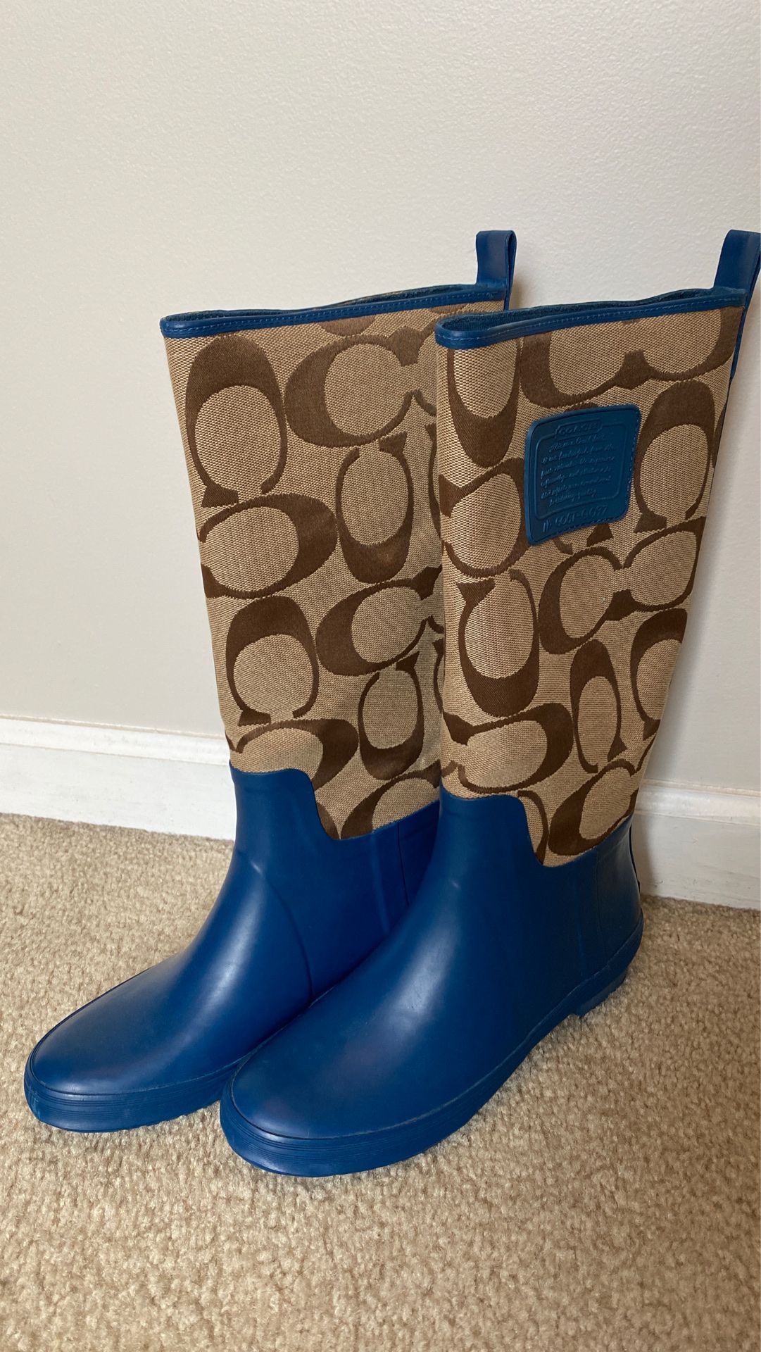 Coach Rainboots - Size 8