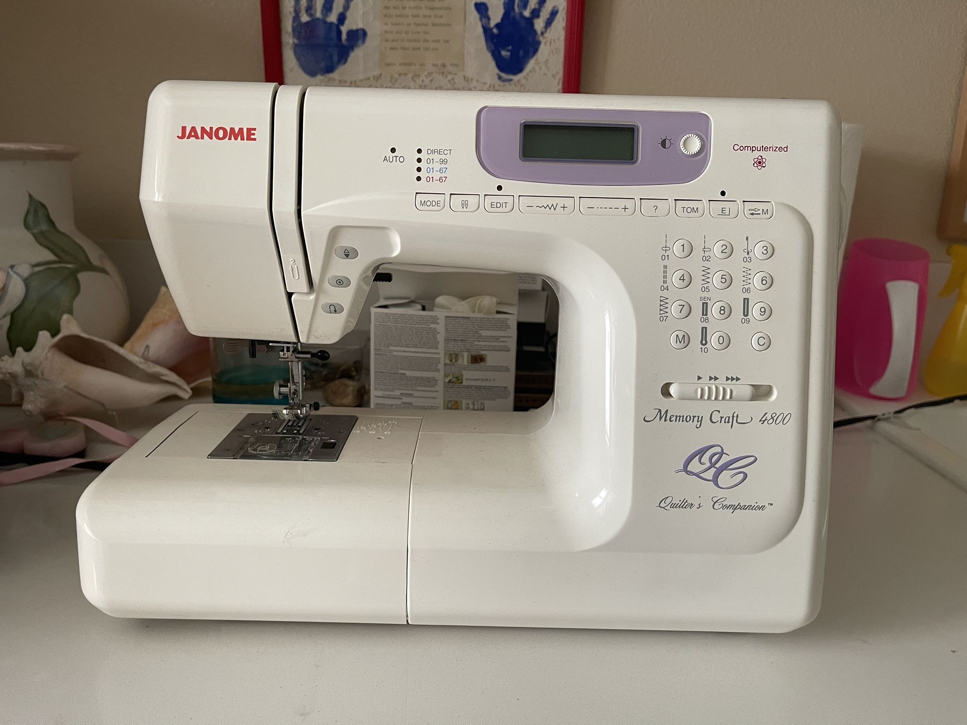 Janome Memory Craft 4800 Quilter’s Companion Sewing Machine