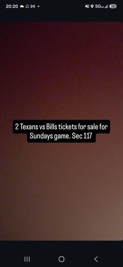 Texans vs Bills