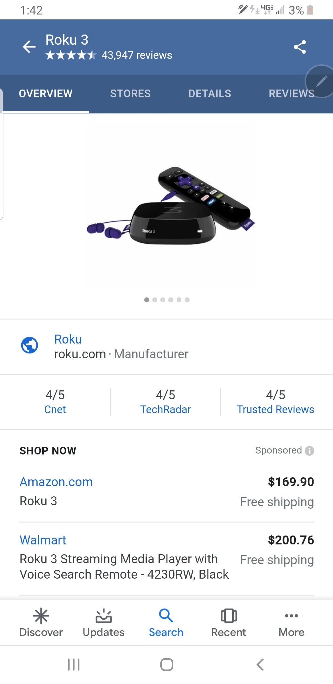 Roku 3 (used)