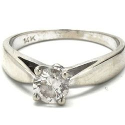 Ladies 1/2CT Diamond Engagement Ring
