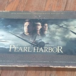 pearl harbor 60th anniversary commemorative VHS sgift set