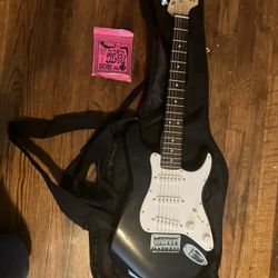Kids Electric Guitar With Nylon Case