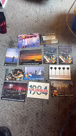 Vintage Olympic postcards 1984 La 10$ each