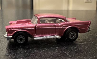 Matchbox Superfast 57 Chevy 1:64 Diecast Purple Opening Hood Vintage 1979