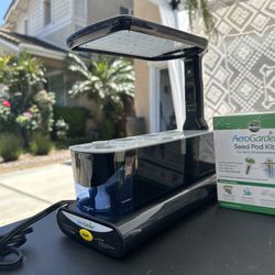 AeroGarden Sprout LED, Black with Herb Seed Kit