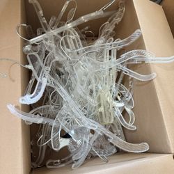 Premium Clear Plastic Hangers