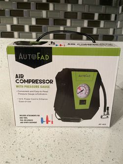 New Air Compressor with Pressure Gauge