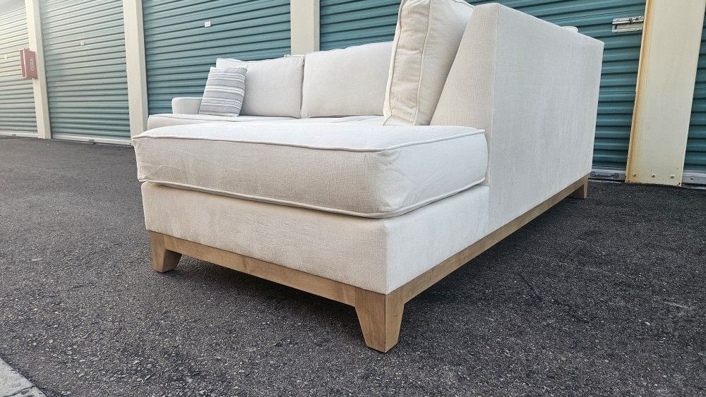 FREE DELIVERY!!! Custom "USA Made" 2pc Sectional Couch (WHITE)