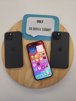 📱 iPhone 15 – Starts at $449 with $1 Down!