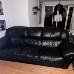 2 Piece Leather Sofa Set 