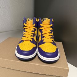 Nike Dunk High Lakers