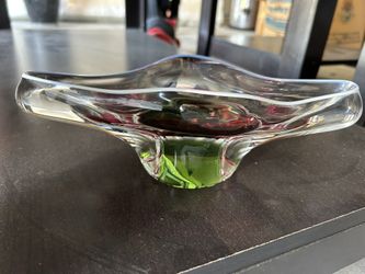 Hand Blown Art Glass Centerpiece