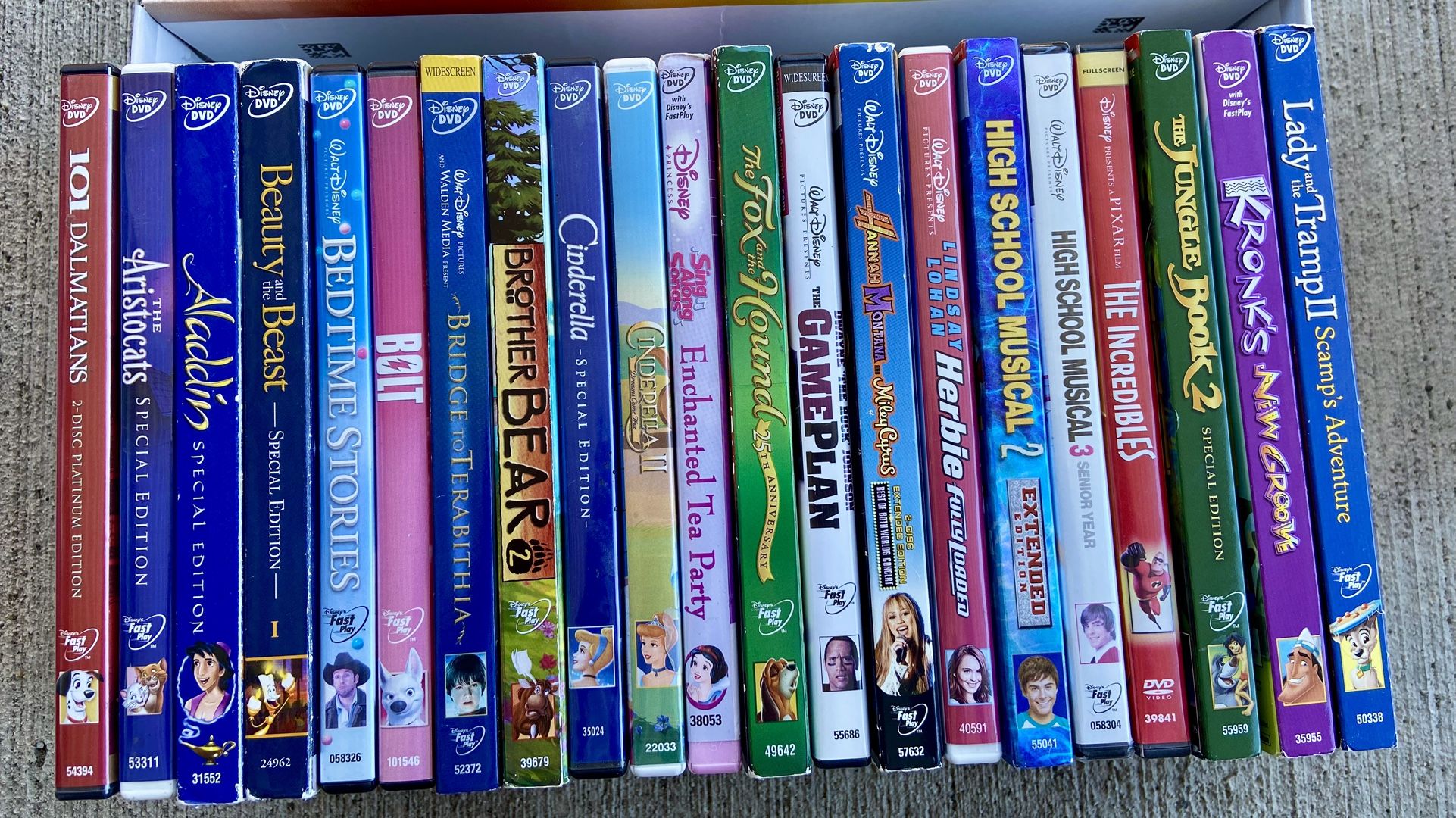 DISNEY DVDS