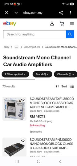 3500 watt! Class d  mono amp by Soundstream