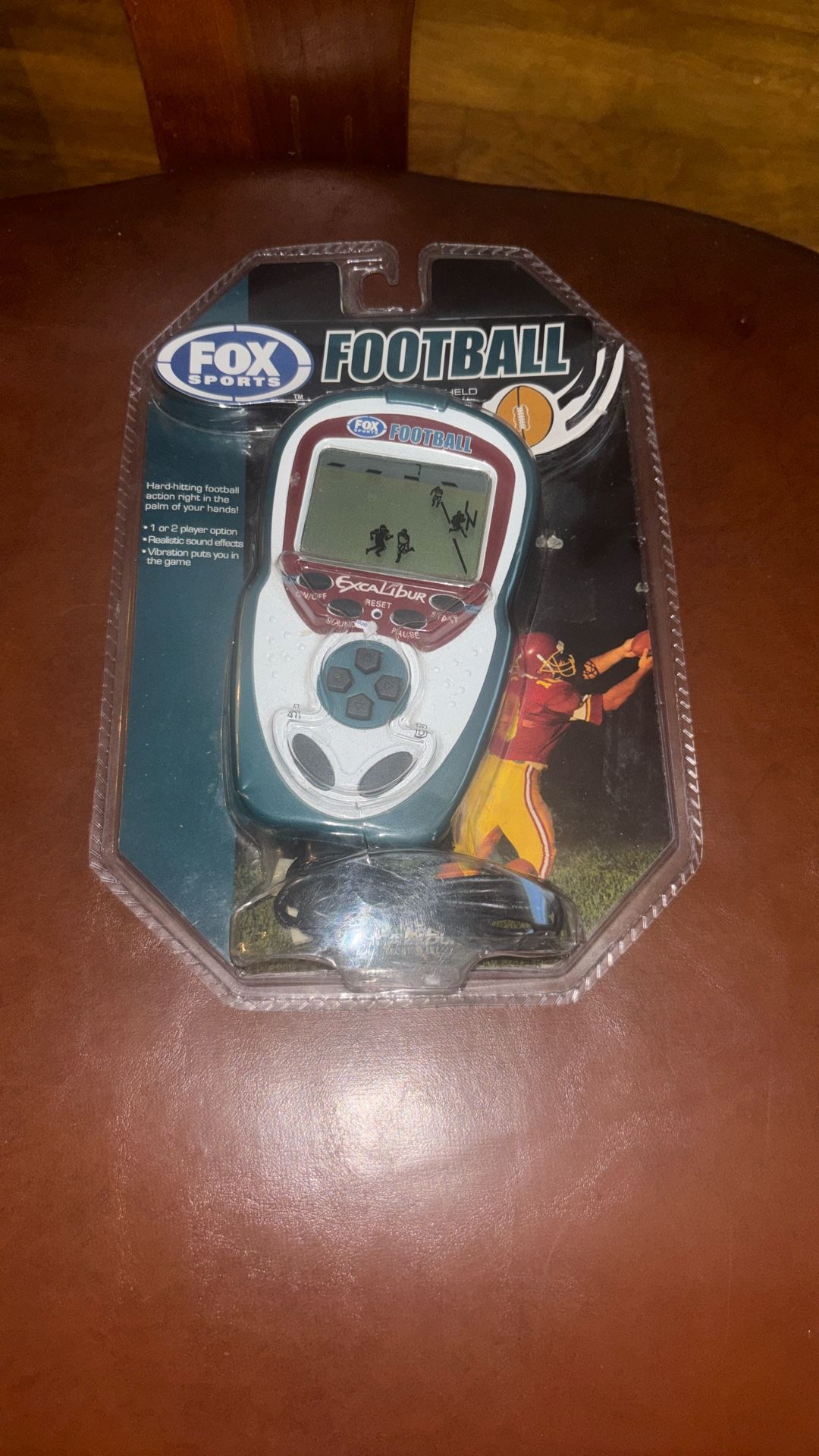 Fox Sports Football Electronic Handheld Video Game Excalibur Fx204