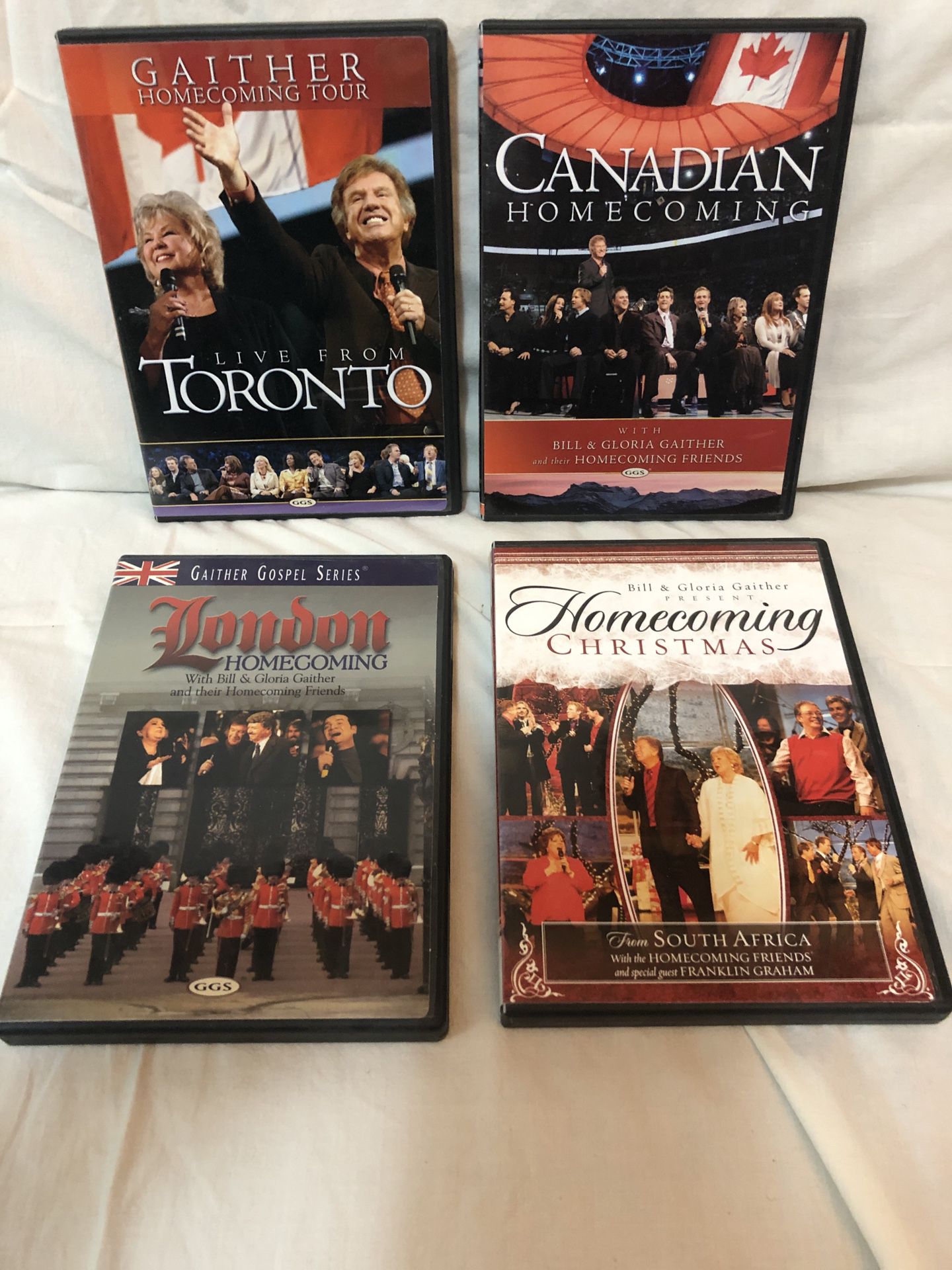 4 Gaither Gospel Series DVDs: Gaither Homecoming Tours