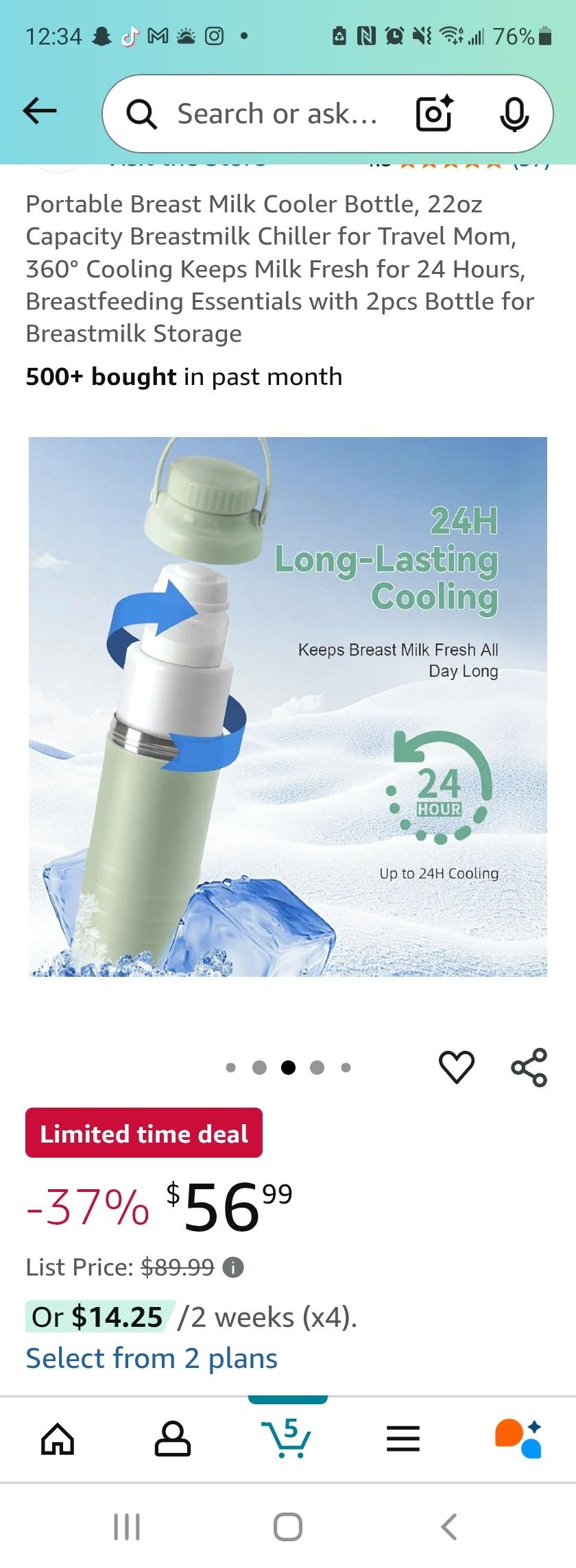 Breast Milk Cooler