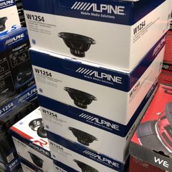 Alpine 12 Inch Subwoofer On Sale For 79.99