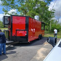 2025 Built From Ground Food Trailer With Screen Porch 