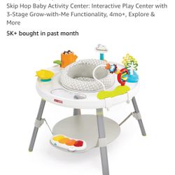 Skip Hop Baby Activity Center: Interactive Play Center with 3-Stage Grow-with-Me