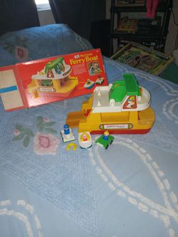 1979 FISHER PRICE Toy FERRY BOAT #932  NIB
