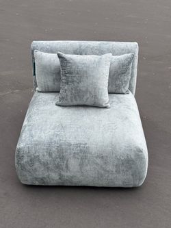 Joybird Carin Armless Chair (Plush Mist)