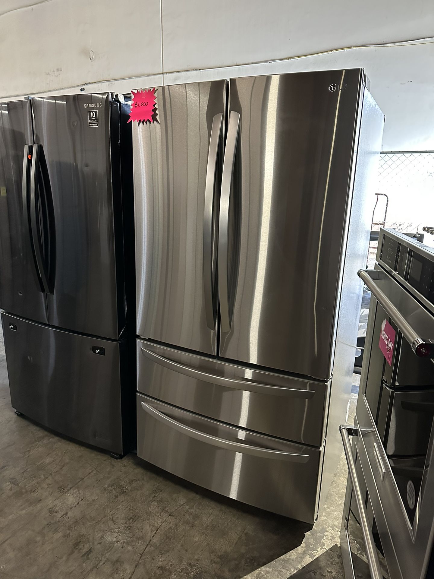 LG four door refrigerator counter depth