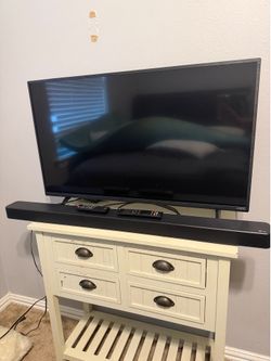 40” Vizio smart TV with LG soundbar