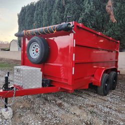Brand New Dump Trailer 8x12x4 , 12,000 Lb Weight Capacity