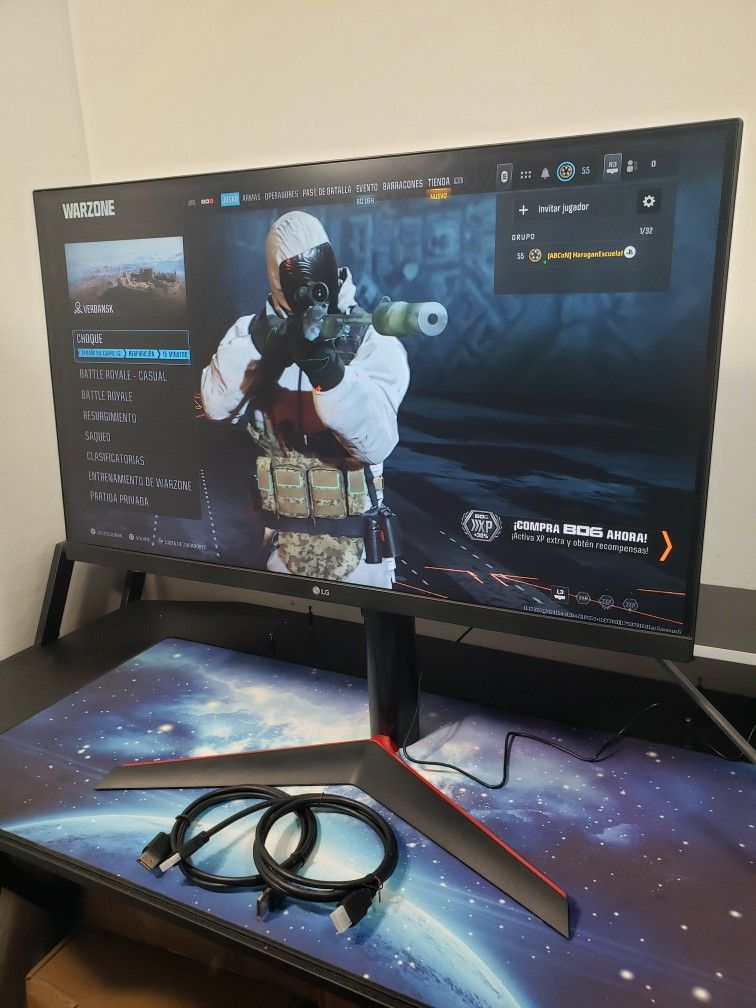 Gaming UltraGear QHD 27-Inch Gaming Monitor 27GL83A-B - IPS 1ms (GtG), W/ HDR 10 Compatibility, NVIDIA G-SYNC, and AMD FreeSync, 144Hz, Black