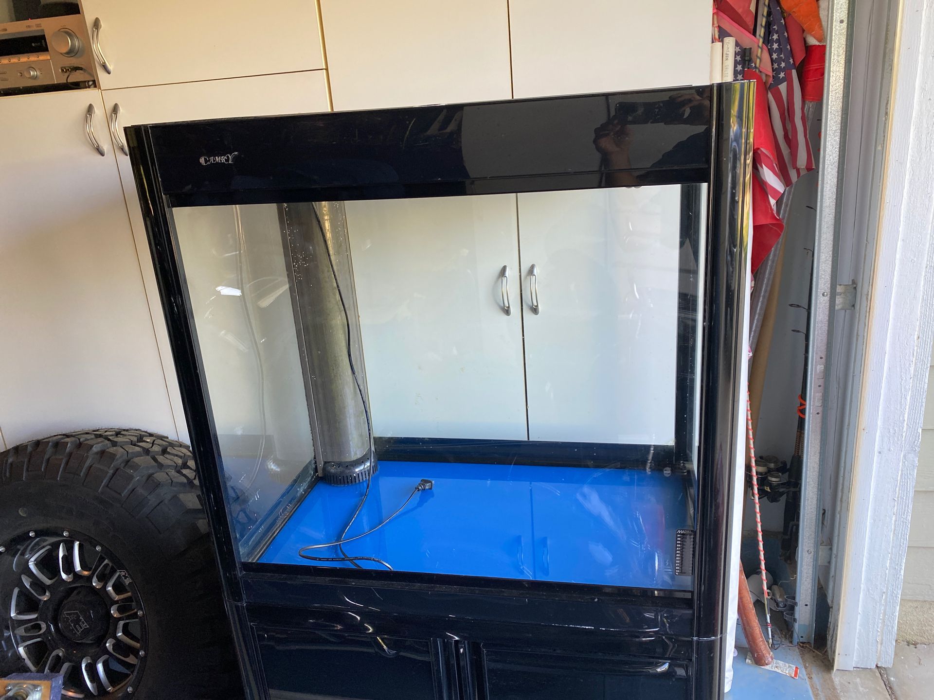 Camry 65 gallon Reef fish tank with Stand and Sump