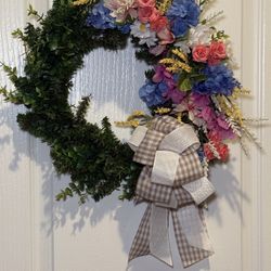 Spring  Floral Wreath 