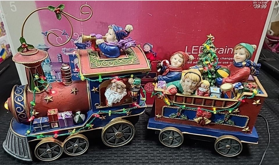 Santa LED Train