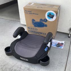 (New in Box) $22 Graco TurboBooster 2.0 Backless Booster Car Seat, Kid Ages 4-10 from 40-100 lbs, Denton 