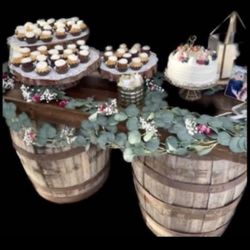 Barrels and Table Rustic