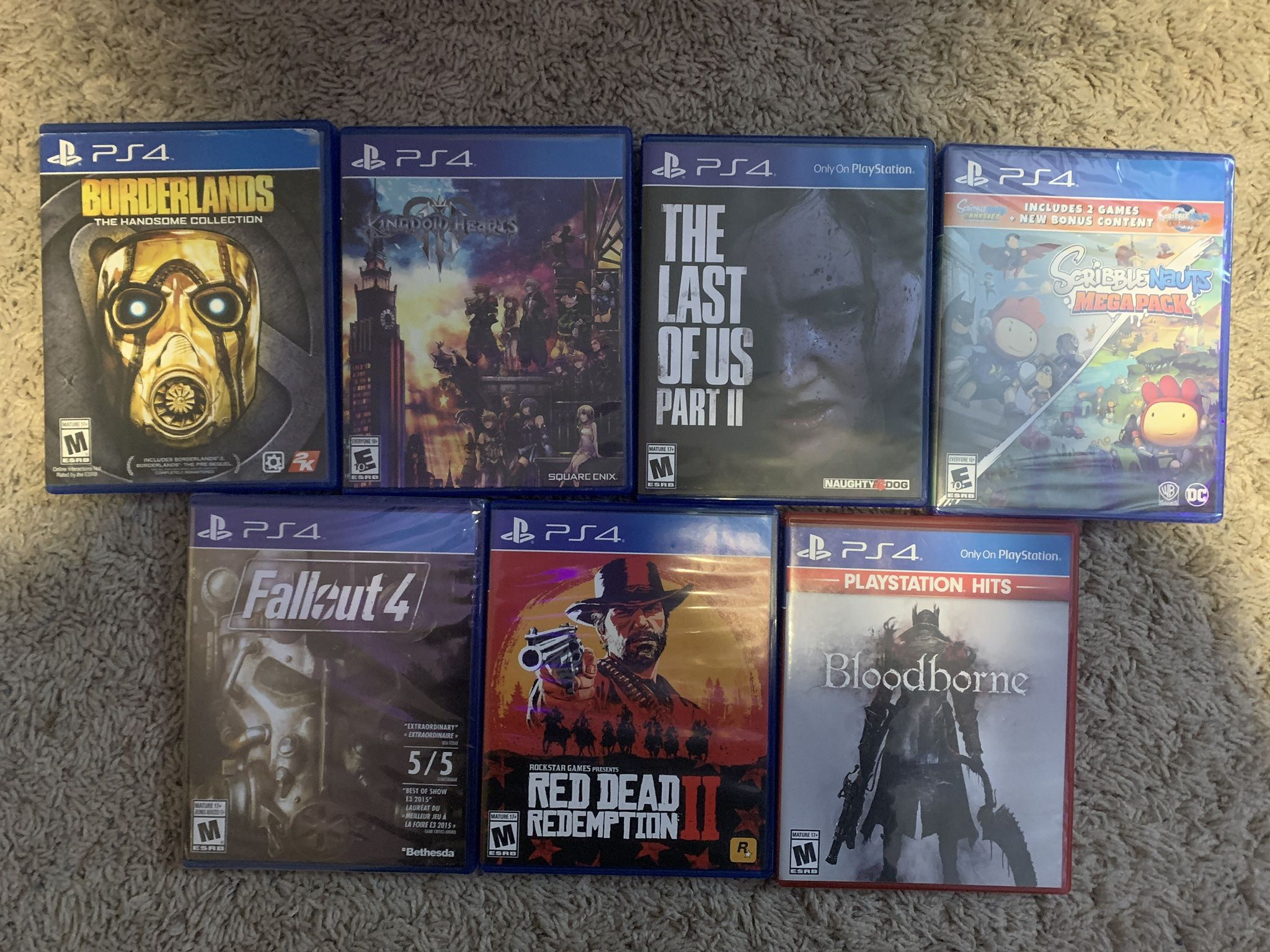 Ps4 Games Lot, 7 Games