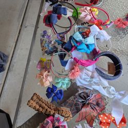 Girl Hair Bows Hair Clips Headbands New All Pictured 