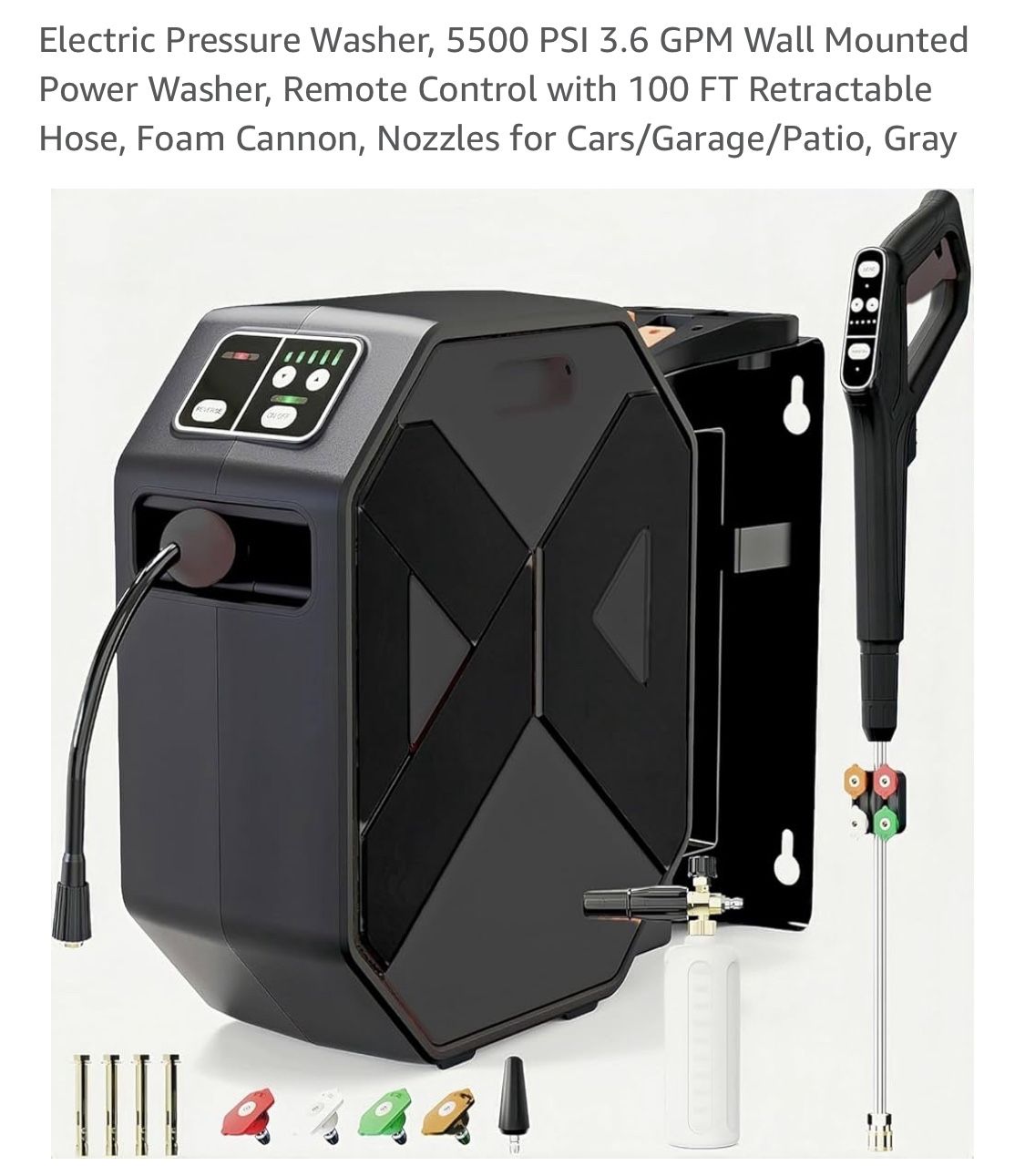 Wall Mounted Pressure Washer