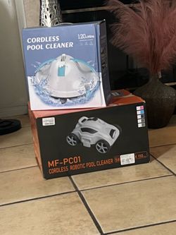 Cordless pool cleaner robotic new