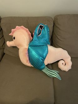 Costume-Mermaid Riding A Seahorse
