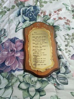10 commandments poster