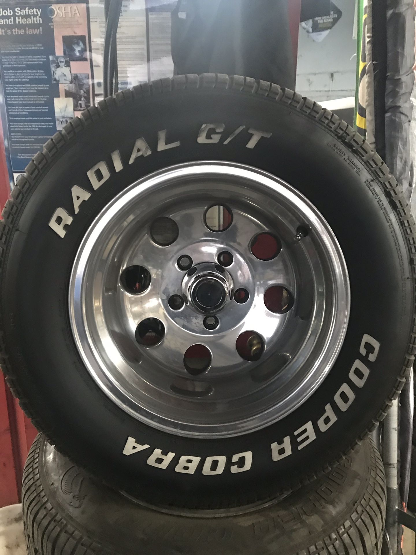 Selling 15x10 inch rims and tire size 295-50-15 $650