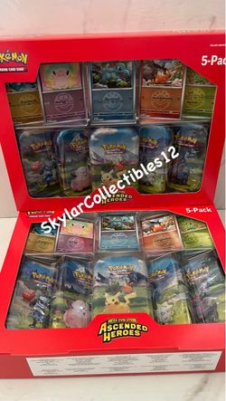 Ascended Heroes 5 pack Mini Tins $120 each