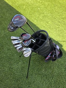 Complete Golf Set w/ Stand Bag – Driver, Woods, Hybrids, Irons & Wedges