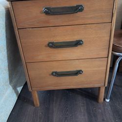 MCM Sewing Cabinet End Table
