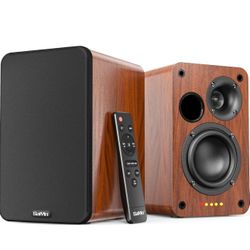 Bluetooth Speakers, 30W X 2 Powered TV Speakers. Optical/AUX/RCA Input for PC and TV