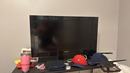 Samsung TV on stand